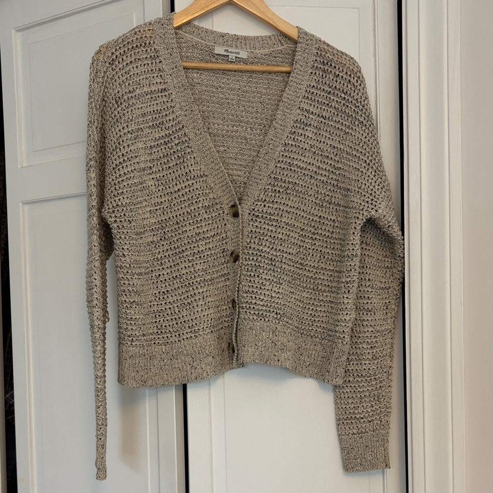 Madewell Hartley Marled Cardigan